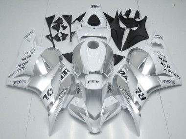 ABS 2009-2012 White Silver Repsol Honda CBR600RR Bike Fairing Kit Canada