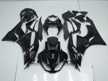 2009-2012 Black OEM Style Kawasaki ZX6R Motor Bike Fairings Canada