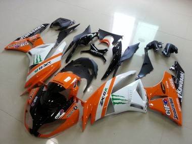 2009-2012 Orange Monster Kawasaki ZX6R Motorcycle Replacement Fairings Canada