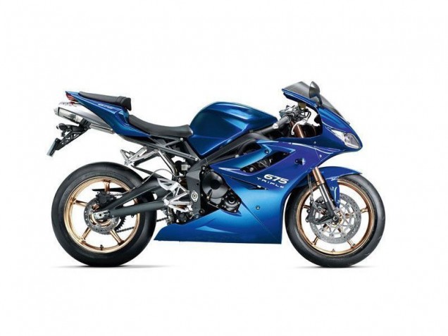 2009-2012 Blue Triumph Daytona 675 Triple Replacement Motorcycle Fairings Canada