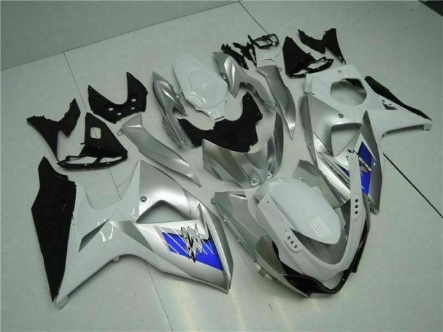 2009-2016 Silver White Suzuki GSXR1000 Motorcycle Bodywork Canada