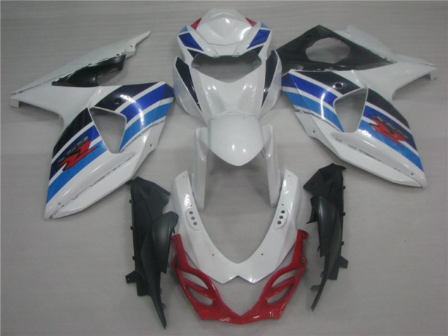 2009-2016 White Blue Suzuki GSXR1000 Replacement Fairings Canada