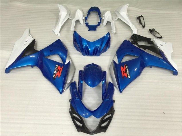 2009-2016 Blue White Suzuki GSXR1000 Motor Fairings Canada