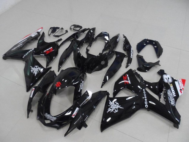 2009-2016 Black Beacon Suzuki GSXR 1000 K9 Motorcycle Fairing Kit Canada