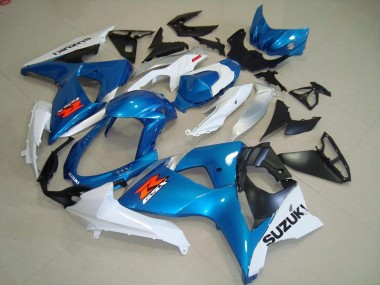 2009-2016 Blue and White OEM Style Suzuki GSXR 1000 K9 Motorcycle Bodywork Canada