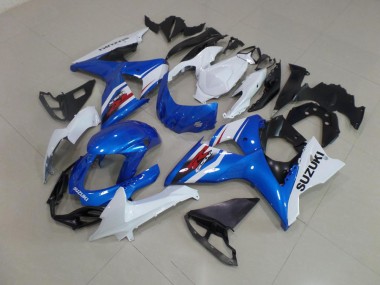 2009-2016 Blue White Suzuki GSXR 1000 K9 Motorcyle Fairings Canada