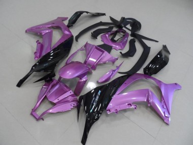 2011-2015 Pink and Black Kawasaki ZX10R Motorcycle Fairings Kit Canada