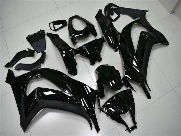 2011-2015 Glossy Black Kawasaki ZX10R Moto Fairings Canada