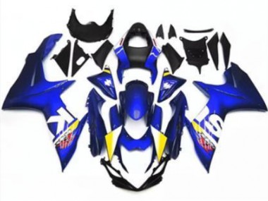 2011-2021 Blue White Suzuki GSXR 600/750 Moto Fairings Canada