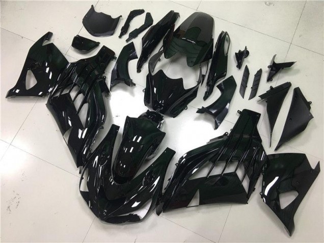 2012-2021 Glossy Black Kawasaki ZX14R ZZR1400 Moto Fairings Canada