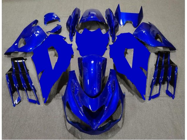 2012-2021 Blue Black Kawasaki ZX14R ZZR1400 Motor Fairings Canada