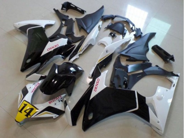 ABS 2013-2015 Black White Denso Rizoma 14 Honda CBR500RR Bike Fairings Canada