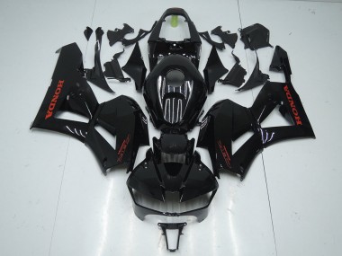 ABS 2013-2021 Glossy Black with Red Sticker Honda CBR600RR Motorcycle Fairings Kit Canada