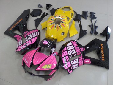 ABS 2013-2021 Yellow Pink Rossi Honda CBR600RR Motorbike Fairing Canada