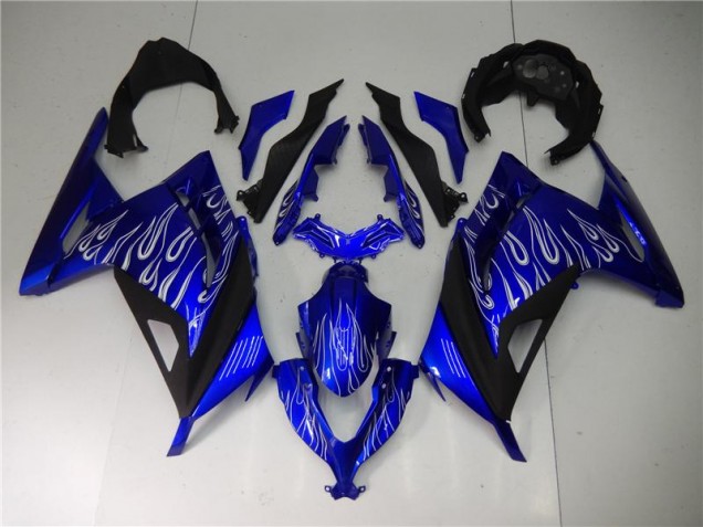 2013-2016 Blue White Black Kawasaki EX300 Bike Fairing Canada