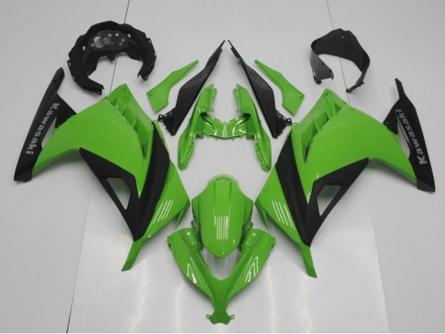 ABS 2013-2016 OEM Style Green Kawasaki ZX300R Motorcycle Fairing Kit Canada