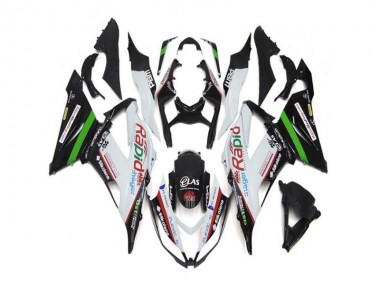 2013-2018 White Black Kawasaki ZX6R Replacement Motorcycle Fairings Canada