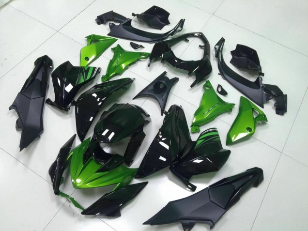 2013-2016 Green Black Kawasaki Z800 Moto Fairings Canada