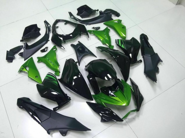 2013-2016 Green Black Kawasaki Z800 Moto Fairings Canada