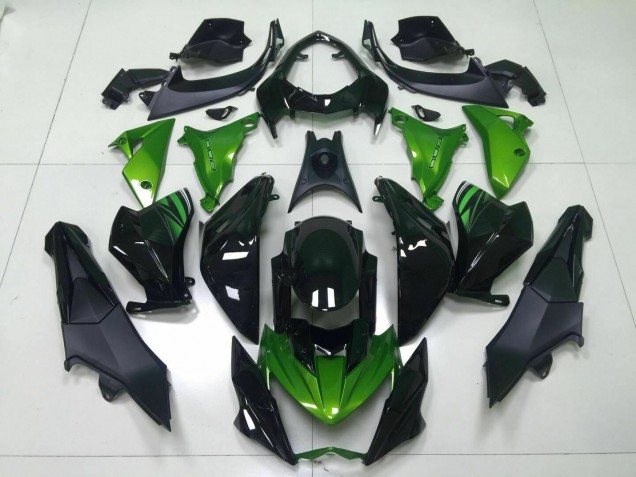 2013-2016 Green Black Kawasaki Z800 Moto Fairings Canada