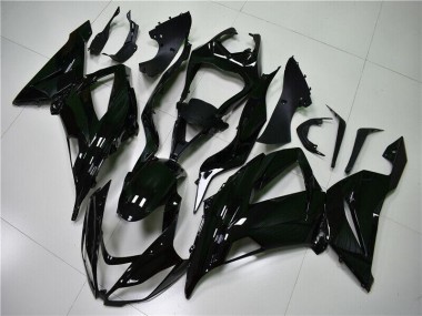 2013-2018 Glossy Black Kawasaki ZX6R Motorcycle Fairings Kit Canada