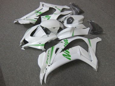 2016-2019 White Green Kawasaki ZX10R Motorcycle Fairing Canada