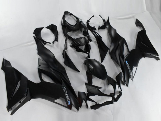 2019-2023 Matte Black Kawasaki ZX6R Motorcycle Fairing Kits Canada