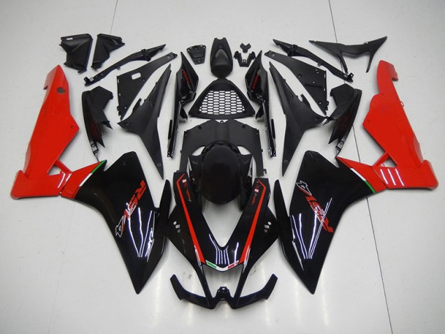 2009-2015 Black Red Aprilia RSV4 Moto Fairings Canada