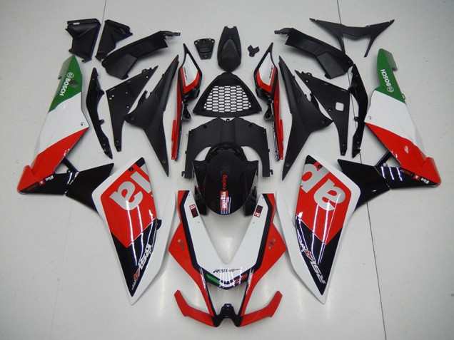 2009-2015 Black Red Aprilia RSV4 Motorcyle Fairings Canada