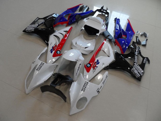 2009-2014 White Blue Red Becker Carbon BMW S1000RR Motorcylce Fairings Canada