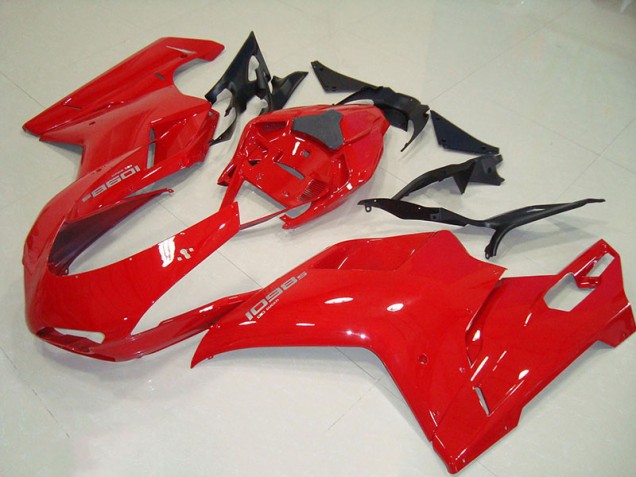 ABS 2007-2014 Red Ducati 1098 Motorcycle Fairing Kits Canada