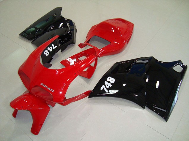 1993-2005 Red Black Ducati 748 916 996 996S Motorbike Fairing Kits Canada