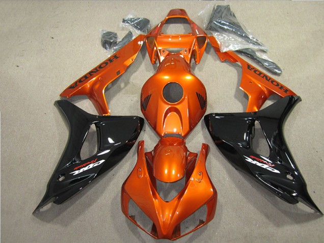 2006-2007 Black Orange Fireblade Honda CBR1000RR Motorbike Fairing Canada