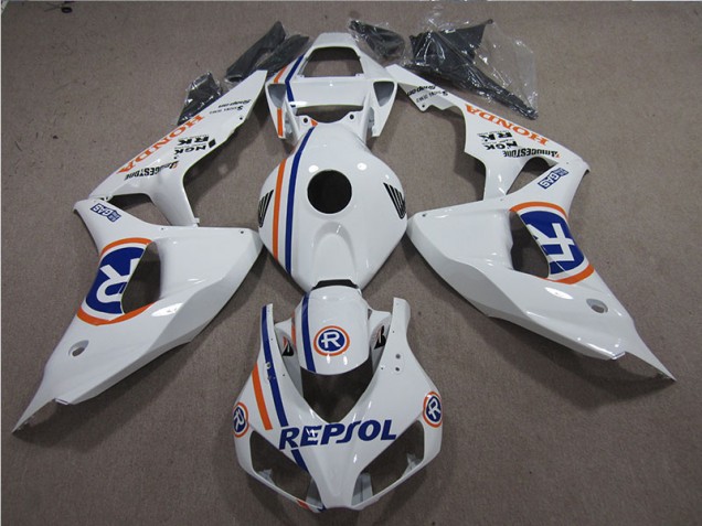 2006-2007 White Blue Repsol Honda CBR1000RR Bike Fairing Kit Canada