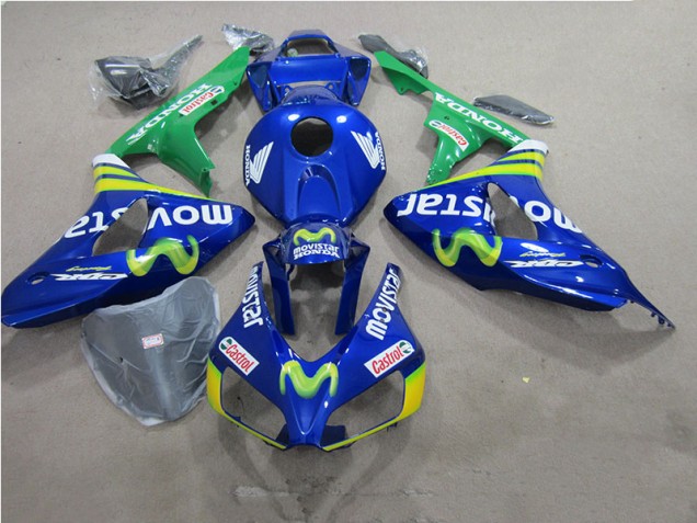 2006-2007 Blue Movistar Castrol Honda CBR1000RR Motorbike Fairings Canada