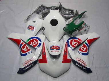 2008-2011 White Red PATA Honda CBR1000RR Bike Fairing Kit Canada