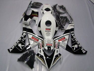 2008-2011 Black White Denso Playboy Honda CBR1000RR Motorcycle Fairing Kits Canada