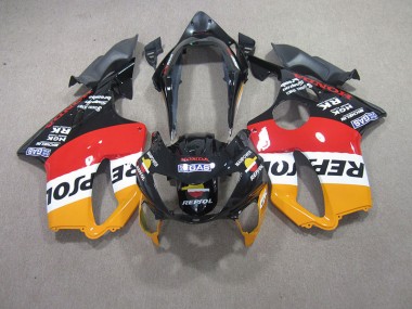 1999-2000 Red Black Repsol Honda CBR600 F4 Moto Fairings Canada