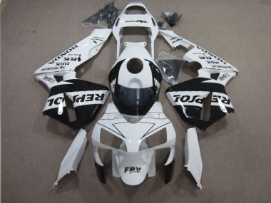 ABS 2003-2004 White Black Repsol Honda CBR600RR Motorbike Fairing Canada