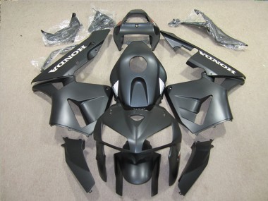 ABS 2005-2006 Black Honda CBR600RR Motorcycle Fairings Kit Canada