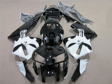 ABS 2005-2006 Black White Honda CBR600RR Motorcylce Fairings Canada