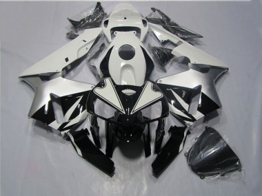 ABS 2005-2006 Black White Honda CBR600RR Motorcycle Fairings Canada