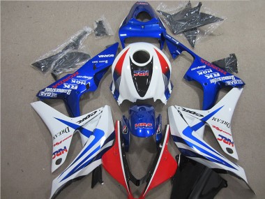 ABS 2007-2008 Blue White Red HRC Honda CBR600RR Motorcycle Fairing Canada