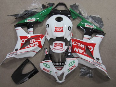 ABS 2007-2008 Red White San Carlo Honda CBR600RR Motorbike Fairing Canada