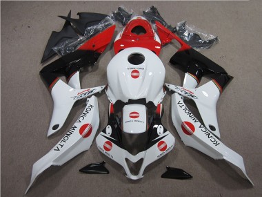 ABS 2007-2008 Red White Black Konica Minolta Honda CBR600RR Motor Bike Fairings Canada