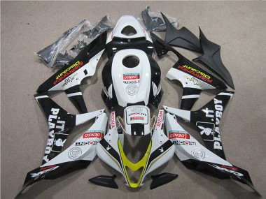 ABS 2007-2008 Black Red White DENSO Honda CBR600RR Replacement Motorcycle Fairings Canada