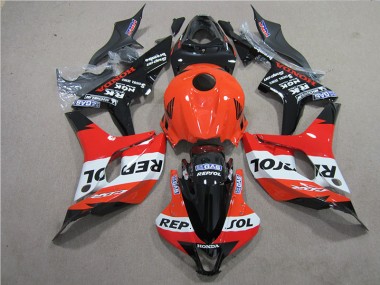 ABS 2007-2008 Orange Black Repsol Honda CBR600RR Bike Fairing Kit Canada