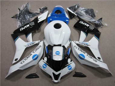 ABS 2007-2008 Blue White Black Konica Minolta MAPEI Honda CBR600RR Moto Fairings Canada