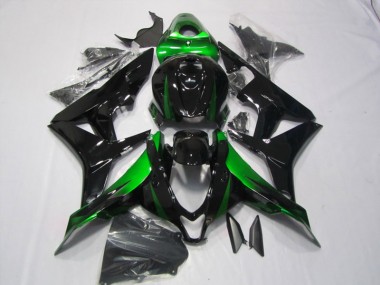 ABS 2007-2008 Black Green Honda CBR600RR Motorcycle Replacement Fairings Canada