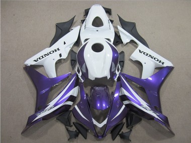 ABS 2007-2008 Purple White Honda CBR600RR Motor Bike Fairings Canada